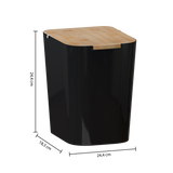 Cos de gunoi natureo 5 l negru - Five