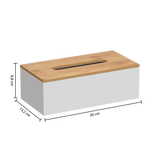Cutie servetele PP natureo alb - Five