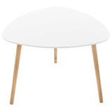 Mobilier interior, masuta laterala alb mileo set 3 buc - Atmosphera