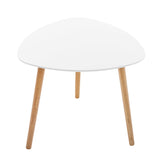 Mobilier interior, masuta laterala alb mileo set 3 buc - Atmosphera