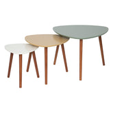 Mobilier interior, masa laterala vegetala mileo set 3 buc - Atmosphera