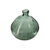 Decor pentru casa, rotund recyc sticla kaki D21 cm - Atmosphera