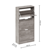Organizator casa, pantofar 18 piese gri drawy - Five