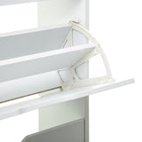 Organizator casa, pantofar 12 piese alb drawy - Five
