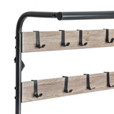 Organizator casa, vestiar lemn metal 6 piese 10t jano - Five