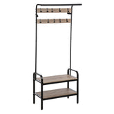 Organizator casa, vestiar lemn metal 6 piese 10t jano - Five