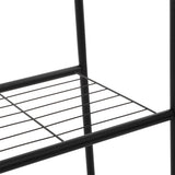 Suport gradina dbl metal lemn negru - Five