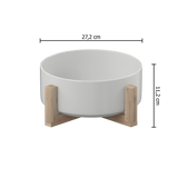 Set boluri salata alb rio D23 cm - Secret de Gourmet