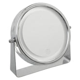 Oglinda LED de podea argintie D19 cm - Five
