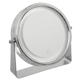 Oglinda LED de podea argintie D19 cm - Five