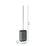 Perie wc siliflex gri - Five