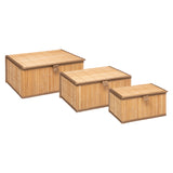 Set 3 cosuri bambus natural - Five