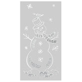 Sticker geam pufos cu sclipici, 29 x 49 cm | Atmosphera