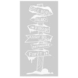 Sticker geam pufos cu sclipici, 29 x 49 cm | Atmosphera