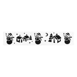 Sablon banner de Craciun, 60 x 12 cm | Atmosphera