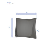 Perna decorativa de exterior Korai, galben mustar, 40x40 cm - Hesperide