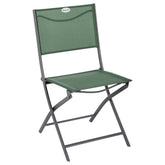 Scaun de gradina pliabil Modula, aluminiu si poliester verde, H.87 cm