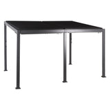 Pergola independenta din aluminiu Hesperide Avila graphite 4 x 3 m