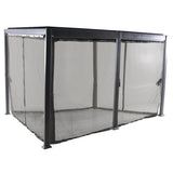 Pergola independenta din aluminiu Hesperide Avila graphite 4 x 3 m