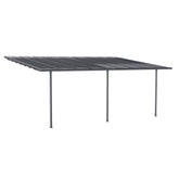 Foisor si pergola, pergola perete belize 6x3.5 m - Hesperide