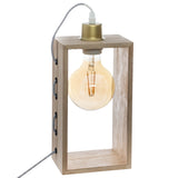 Corp de iluminat, lampa dreptunghiulara iwata natur H28 cm - Atmosphera
