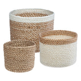 Cos iuta alb jackson set 3 buc - Atmosphera