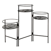 Suport ghivece set 3 farfurii H49 cm - Atmosphera
