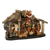 Scena nasterea Domnului 3 LED, 11 figurine | Atmosphera