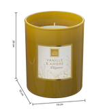 Lumanare parfumata "Mael" - Vanilie ambra, 190 g - Atmosphera