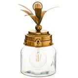 Corp de iluminat, lampa LED ananas sticla aurie H33 cm - Atmosphera