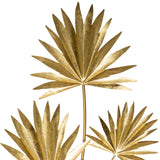 Decoratiune de perete, decor perete frunza metal 39 x 73 cm - Atmosphera
