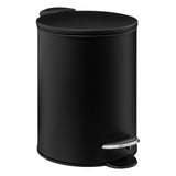 Cos gunoi 3 l inchidere moale negru color - Five