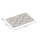 Covoras baie bumbac ethnic 50 x 75 cm taup - Five
