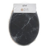 Capac wc negru lea - Five