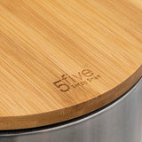 Softcl pubela inox/bambus 3 l - Five