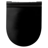 Capac wc subtire softcl negru - Five