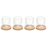 Set 4 cesti esp transparente bambus 8 cl - Secret de Gourmet