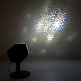 Proiector ninsoare 4 LED, exterior, alb cald | Feeric