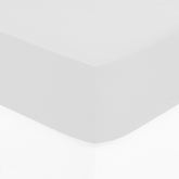 Textila pentru casa, cearceaf cu elastic D30 cm 2 piese alb 140 x 190 cm - Atmosphera