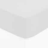 Textila pentru casa, cearceaf cu elastic D30 cm 2 piese alb 140 x 190 cm - Atmosphera