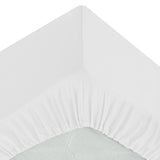 Textila pentru casa, cearceaf cu elastic D30 cm 2 piese alb 160 x 200 cm - Atmosphera