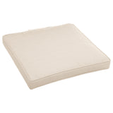 Perna de scaun Korai, culoarea graului, 40x40x4cm, din poliester, cu sistem de inchidere cu velcro - Hesperide
