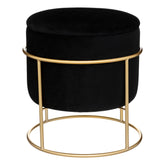 Mobilier interior, cufar taburet eliane neg - Atmosphera