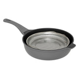 Tigaie adanca alu turnat 28 cm gri - Five