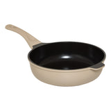 Cast alu 28 cm deep pan taupe - Five