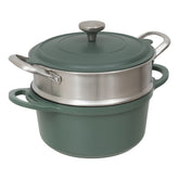 Oala cu abur alu turnat 24 verde - Five