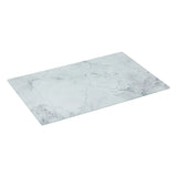 Tocator 30 x 20 cm sticla alb mar - Five