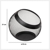 Suport capace rotund negru mayaj - Five