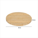 Tava bambus dungata rotativa D35 cm - Five