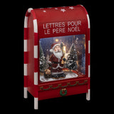 Cutie postala luminoasa 12 LED, alb rece, H 40 cm | Feeric